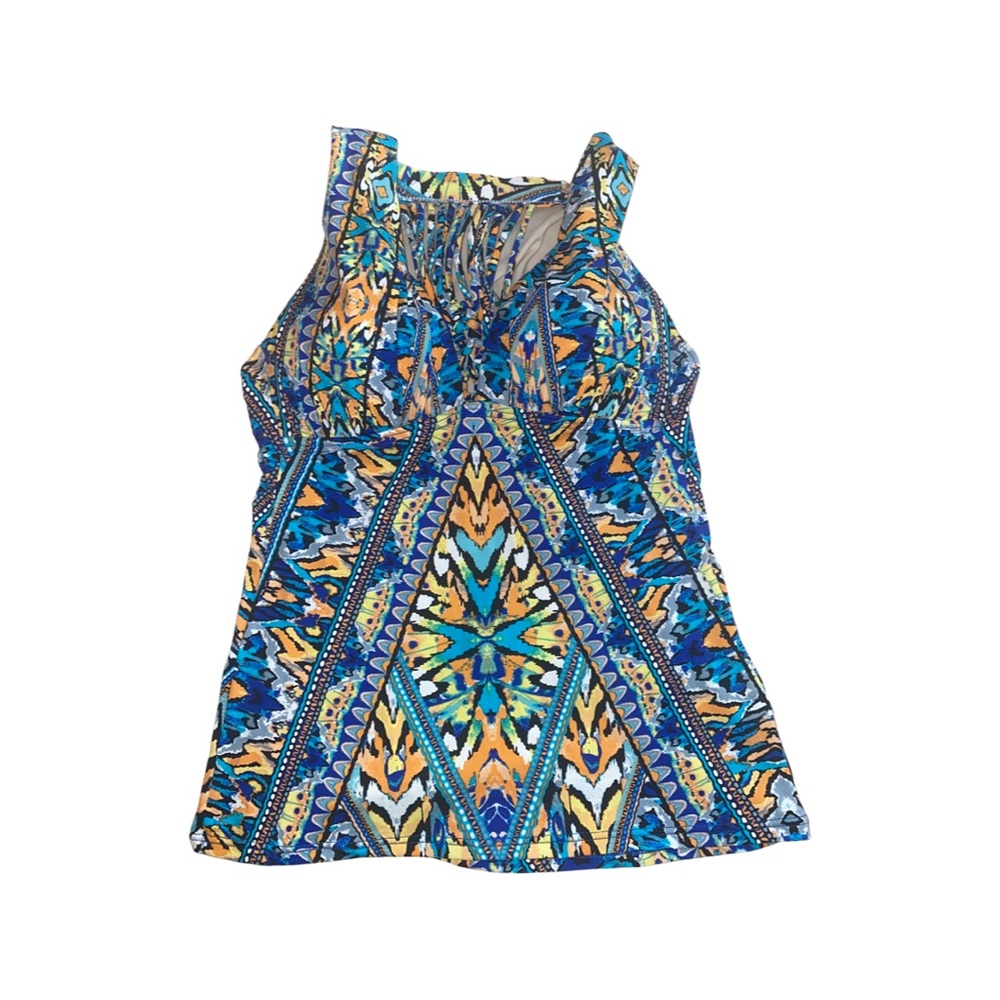 BAR III Multi Color Bra Swim top TANKINI